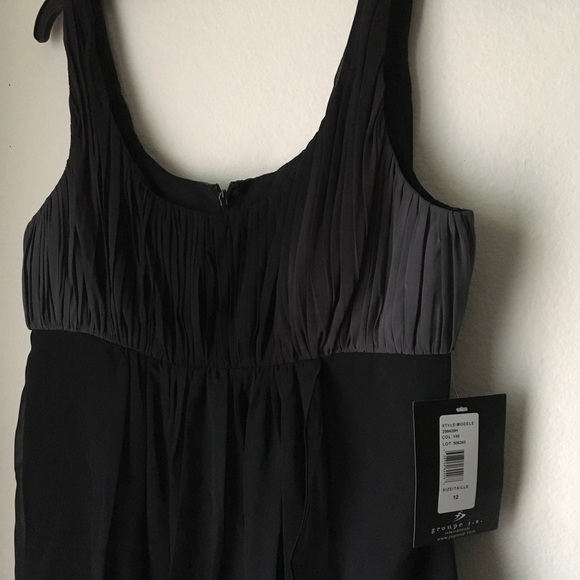 NWT Black and Gray Ombré Formal Dress - Picture 2 of 5
